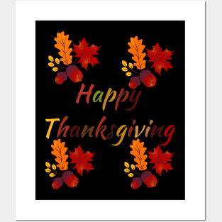 Happy Thanksgiving Posters and Art